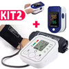 Kit Medidor de Pressão Arterial e Oxímetro