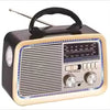 Rádio Retrô Bluetooth com Lanterna